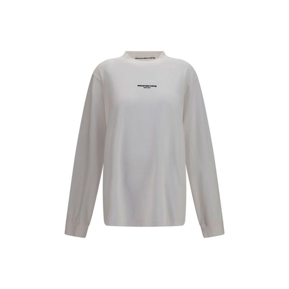 Alexander Wang Women Long-Sleeve Logo T-Shirt